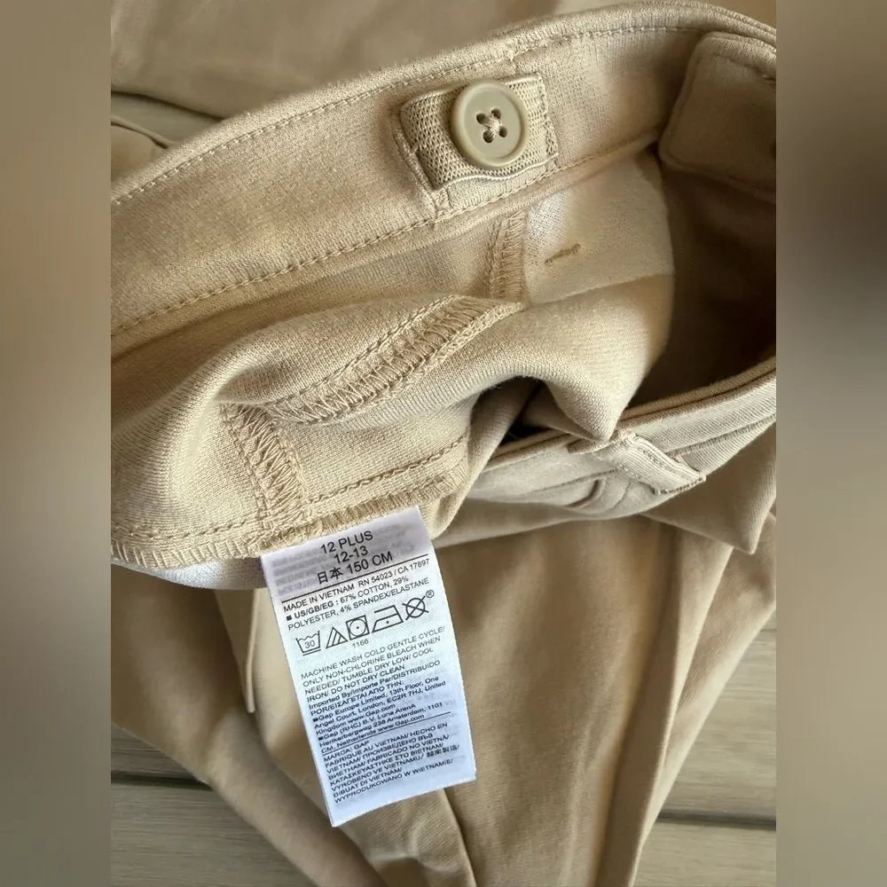 GAP Ponte Pant Beige Size 12Plus NWT IN PACKAGE